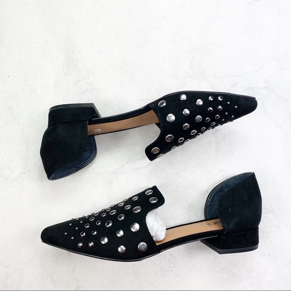 [Bar III] Classic Black Studded Flats - Picture 4 of 4